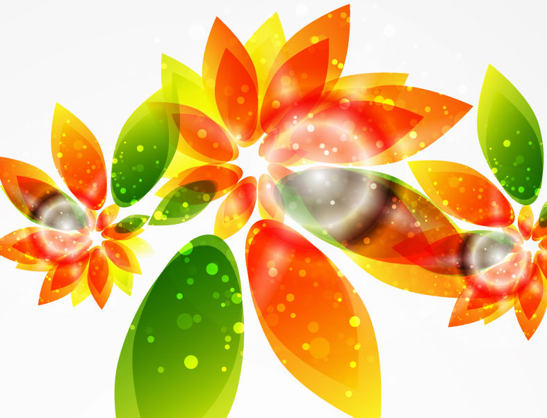 free vector Floral Abstract Background Vector Graphic